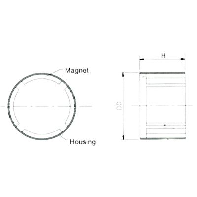 magentic outer Rotor parts